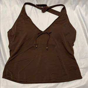 Swim du Soleil Brown Tankini Size 16